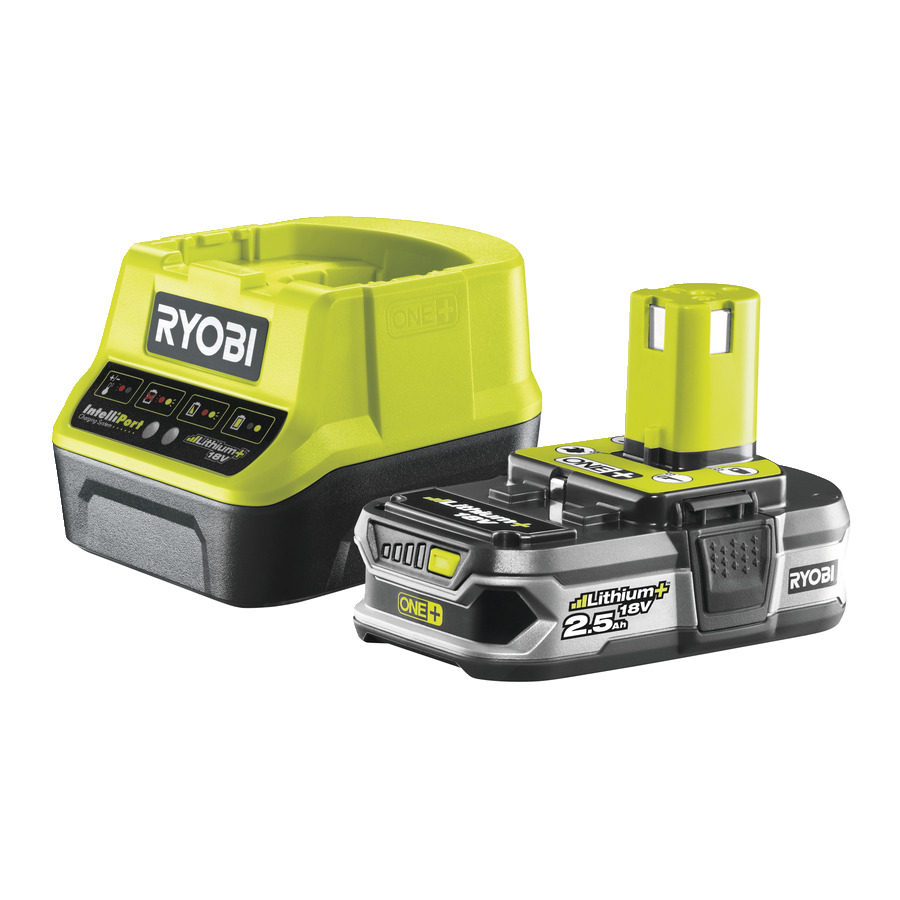 Ryobi Zubehör 5133003359 RC18120-125 Akku 18 Volt 2.5 Ah Li-ion + Ladegerät