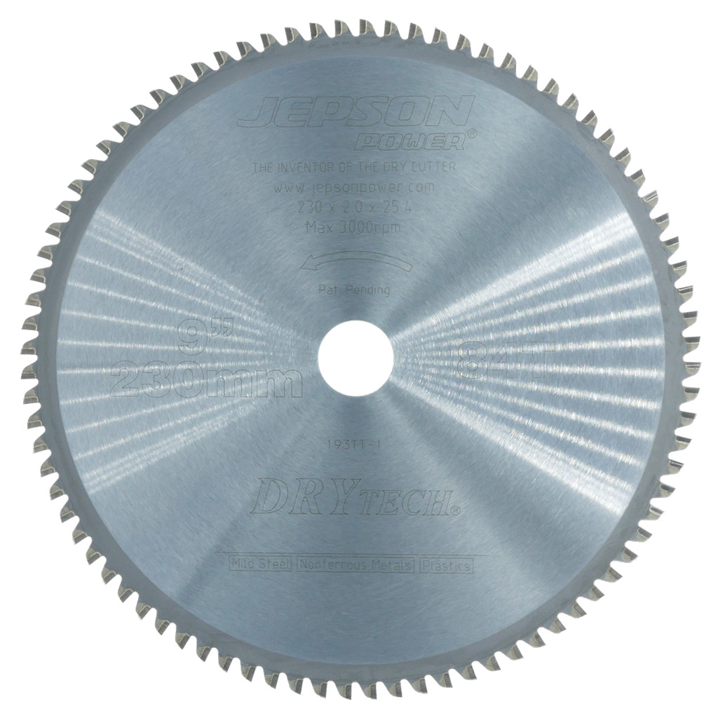 Jepson 72123084 Tanitec HM-Sägeblatt 230mm 84 Zähne Bleche/Trapezbleche