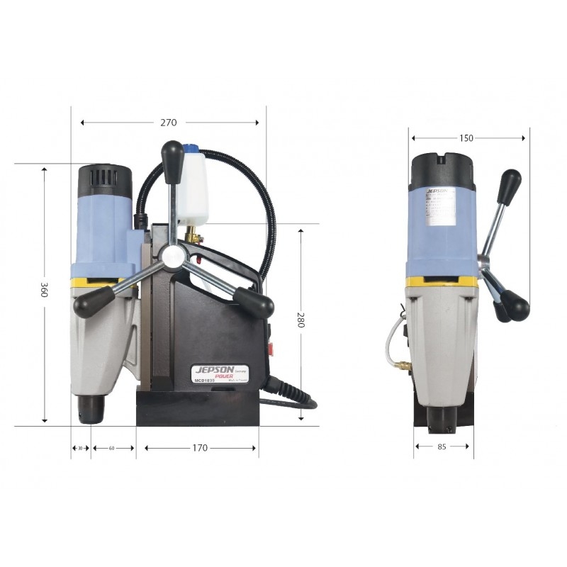 Jepson 490184 MAGPRO 80 / 4S Magnetbohrmaschine