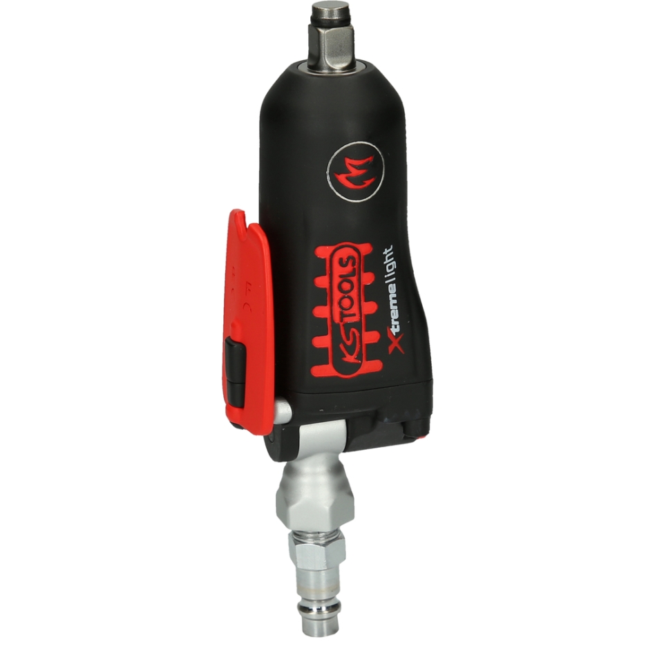 KS Tools 515.3830 3/8" MONSTER Xtremelight Mini-Druckluft-Schlagschrauber mit Umschaltknopf, 108 Nm