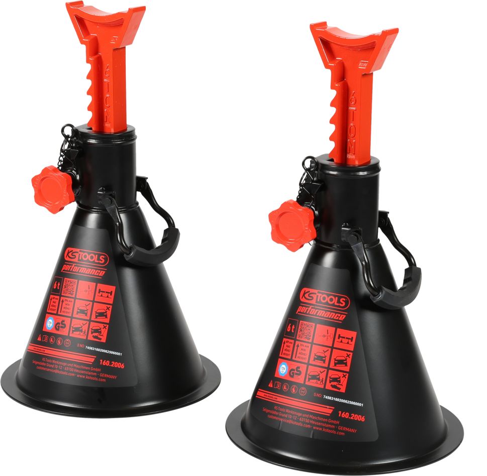 KS Tools 160.2006 Leistung Achsst&auml;nder 6 t pro Paar