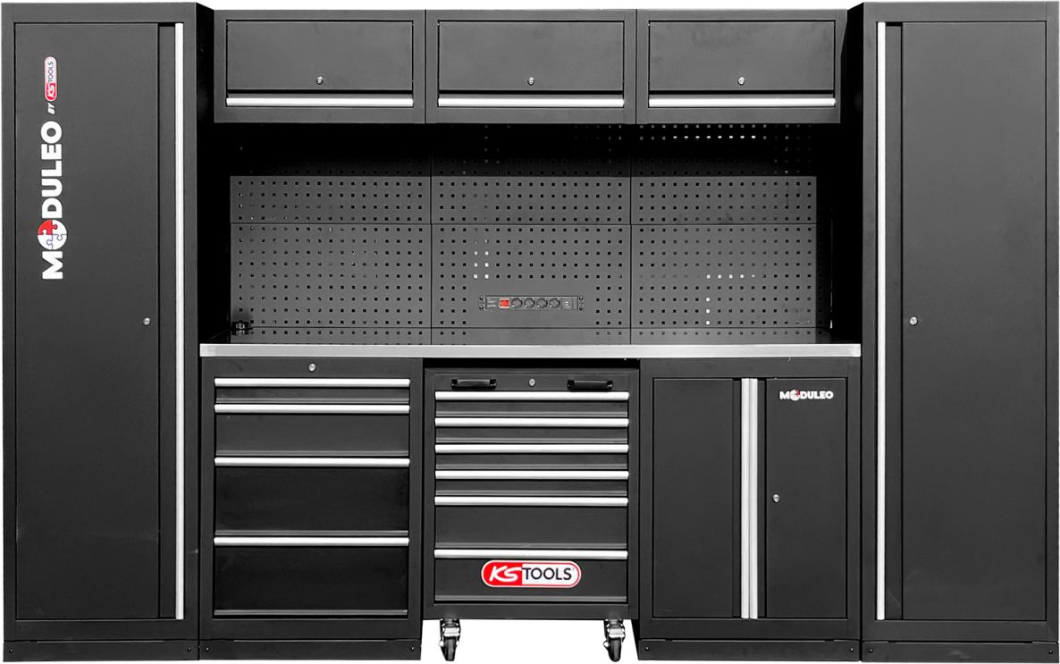 KS Tools 866.6205 Werkstattschrank-System gerade 3240 x 500 mm