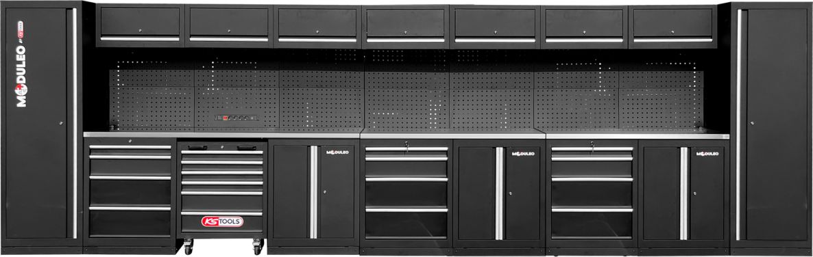 KS Tools 866.6270 Werkstattschrank-System gerade 5960 x 500 mm Version 2