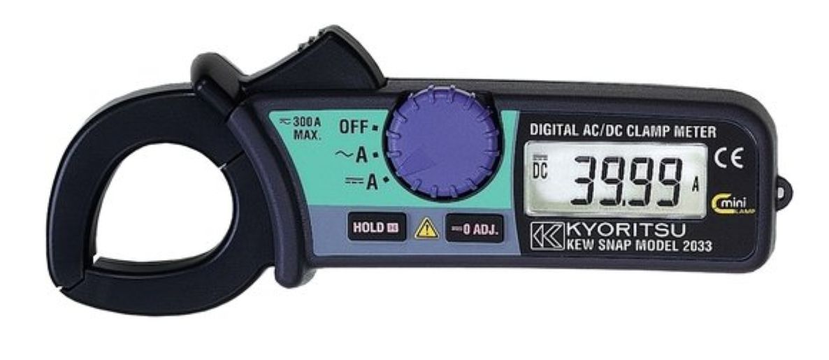 Kyoritsu 02033001A Compacte Stroomtang, 40/300A AC/DC