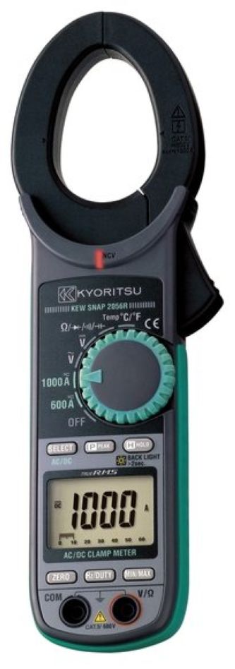 Kyoritsu 02056R000B Digitale TRMS-Stromzange, 600/1000A AC/DC, CAT-IV