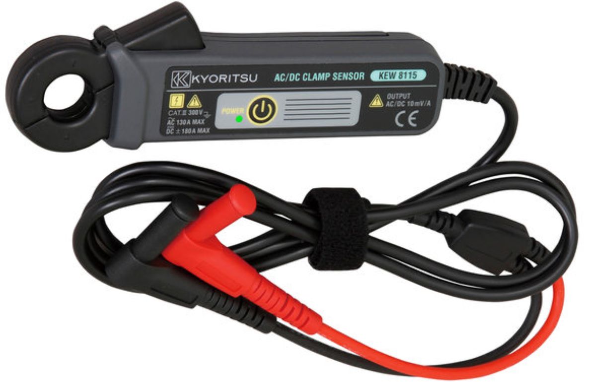 Kyoritsu 181150000A Stromzangenadapter 130AAC/180ADC mit 4 mm Bananenanschluss