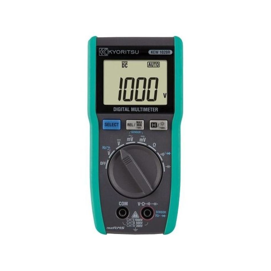 Kyoritsu 01020R080A Digitales TRMS-Multimeter, 1000VAC/DC, 200A AC