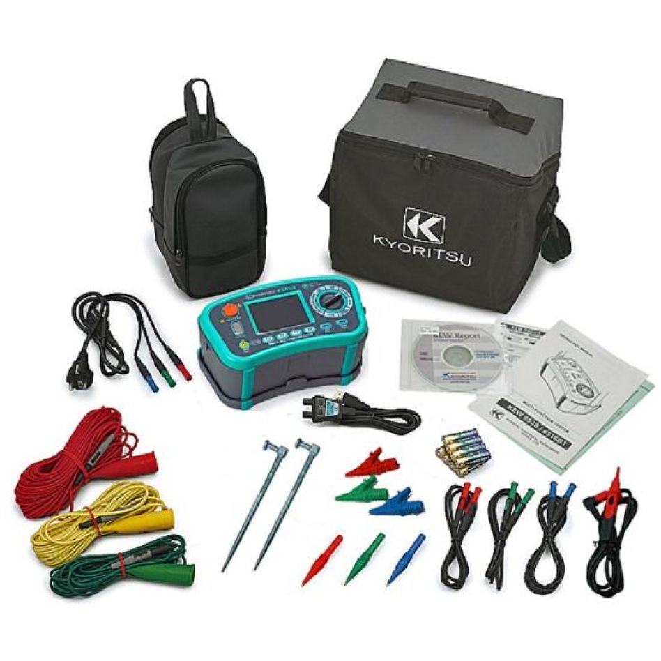 Kyoritsu 06516BTK1A KIT Installationstester, inkl. Schnittstelle, Software, Erdungsstift-Set und Bluetooth