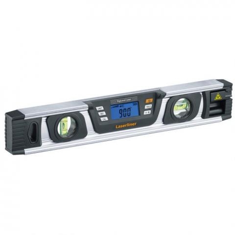 Laserliner 081.255A DigiLevel Laser G40 Digitale elektronische Wasserwaage mit grüner Lasertechnologie 40 cm