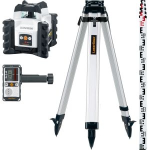 Laserliner 053.510A Quadrum Compact 210 S Rotationslaser-Set 165 cm 7,4 V / 2,6 Ah