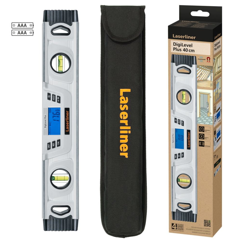 Laserliner 081.250E DigiLevel Plus 40 Digitale Wasserwaage 