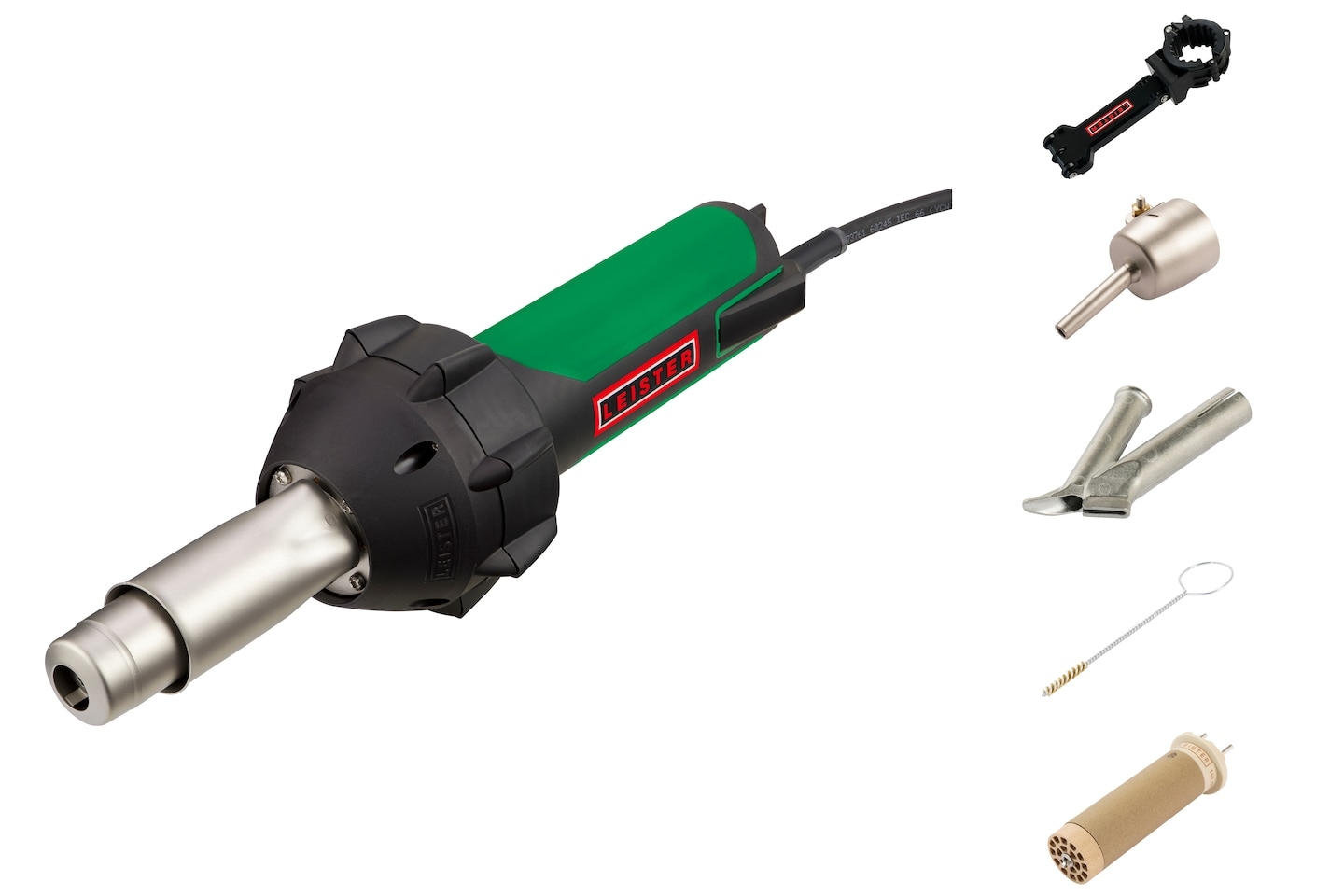 Leister 163.136 TRIAC ST Warmluftgerät 230V/1600W, EASYFLOOR Kit, EU-Stecker