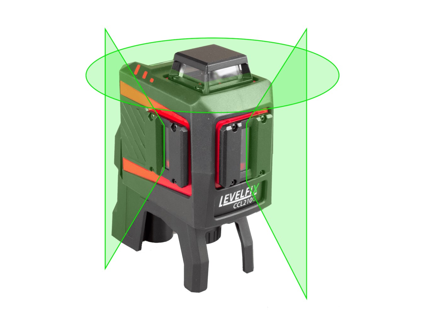 Levelfix 556148 CCL210G Kreuzlinienlaser mit grünem Strahl