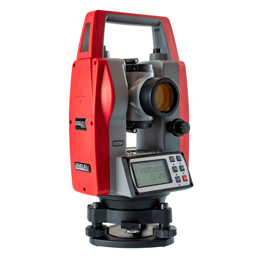 Levelfix 556500 Digitaler Theodolit mit Laser-Punkt und Laser-Lot