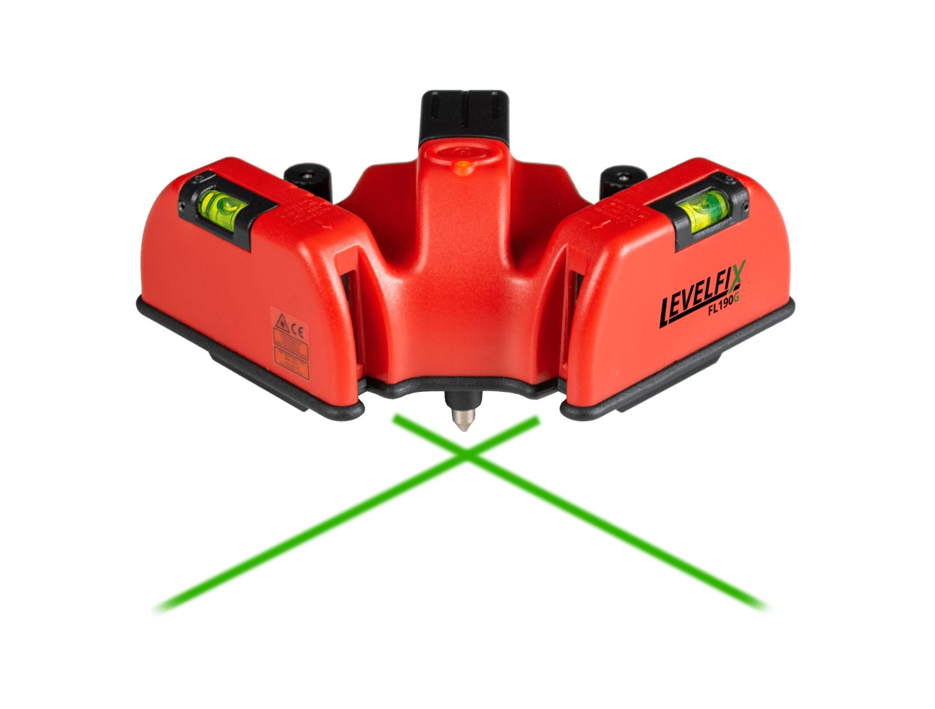 Levelfix 556190 FL190G Bodenlaser mit grünem Strahl