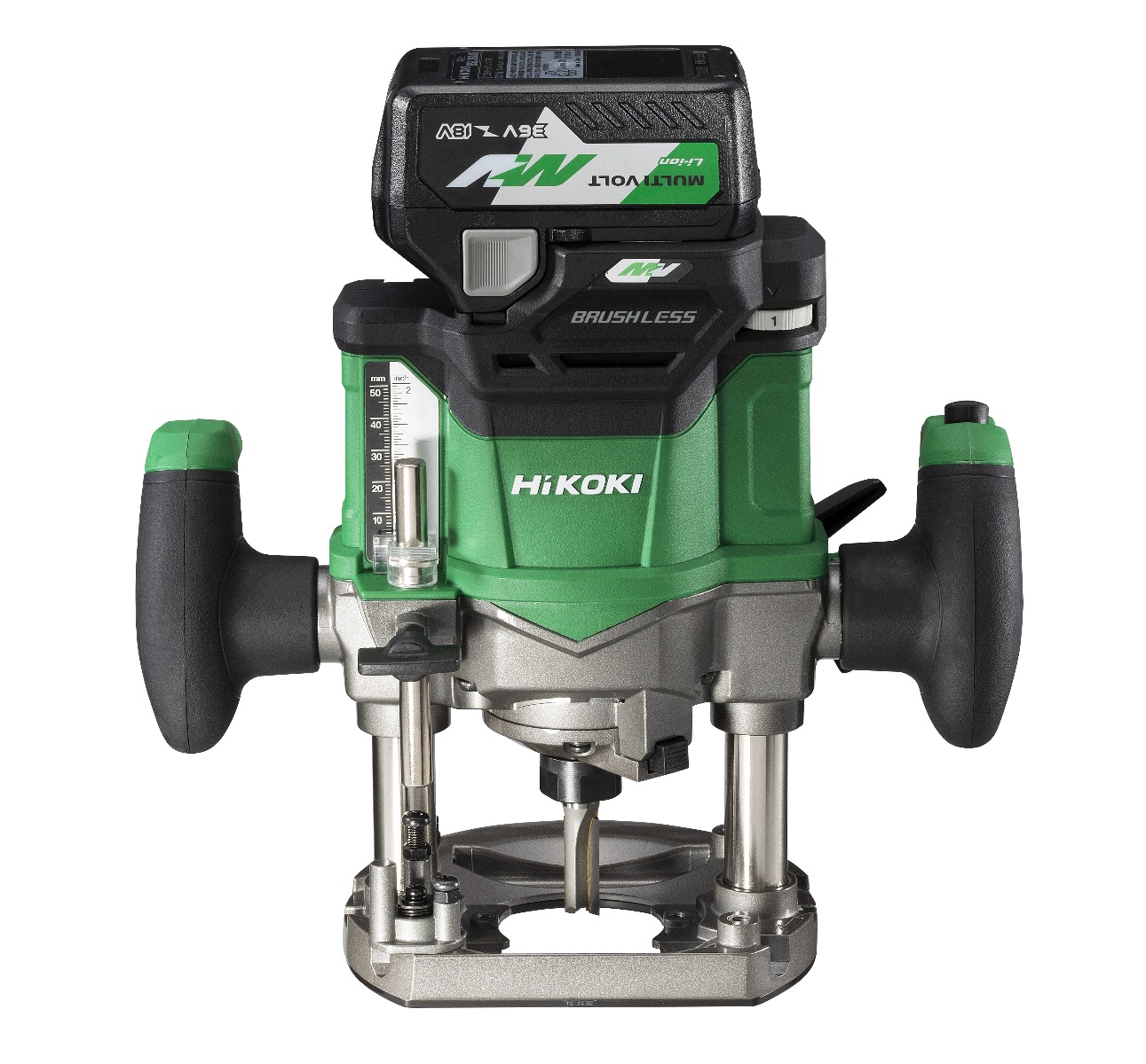 HiKOKI M3612DAWPZ Multivolt Akku Oberfräse 36 Volt 2.5 Ah Li-ion in HSC IV Koffer