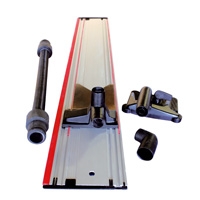 Mafell Zubehör 204770 Saug-Spann-System Aerofix F-AF 1 mit 1,3 m Schiene, Adapter für oben und unten, Flexschlauch