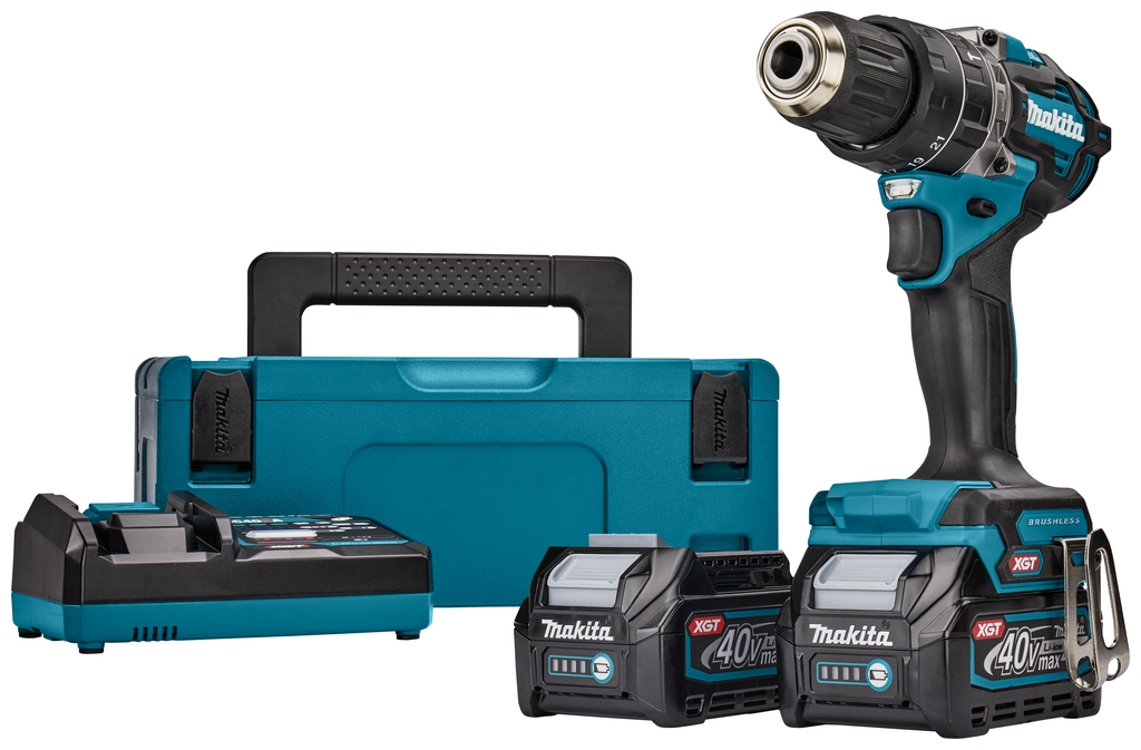 Makita HP002GD201 Akku-Schlagbohrmaschine 40 Volt max 2.5 Ah Li-ion