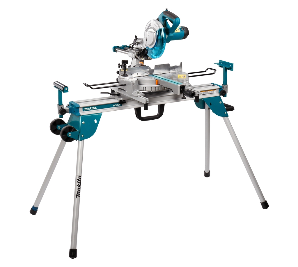 Makita LS0815FLNX Gehrungs- und Kappsäge 216 mm + DEBWST06 Untergestell