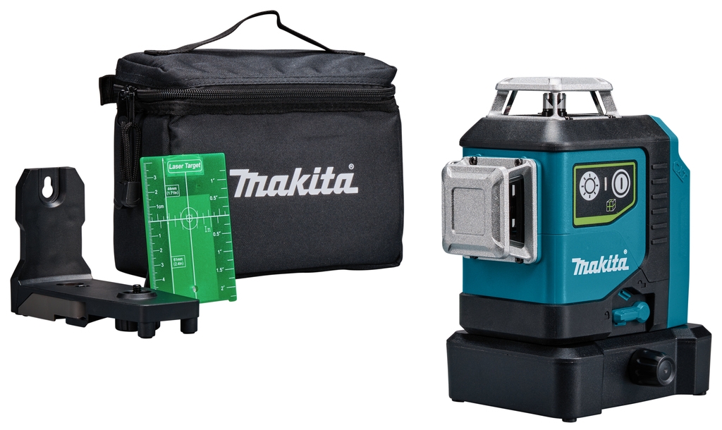 Makita SK700GD Selbstnivellierender Kreuzlinienlaser Grün 3x 360° 12 Volt ohne Akku und Ladegerät