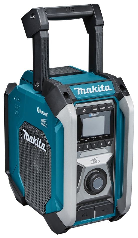 Makita MR007GZ Baustellenradio FM DAB/DAB+ Bluetooth 18V/40V max ohne Batterien und Ladegerät