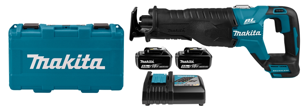 Makita DJR187RTE Akku-Reciprosäge 18 Volt 5.0 AH Li-ion