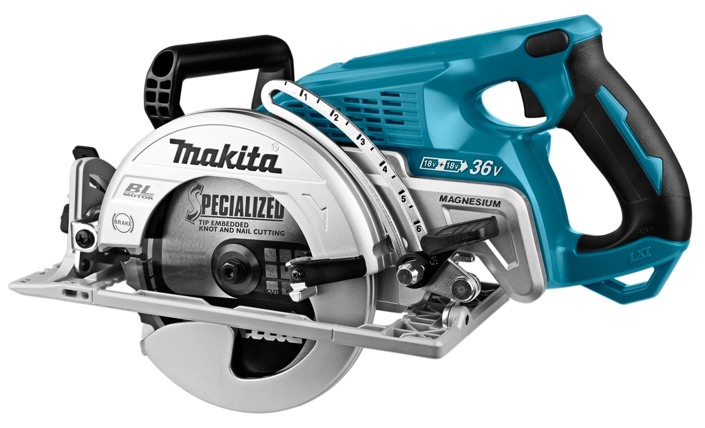 Makita DRS780Z Handkreissäge 65 mm Ø 185 mm 2 x 18 Volt Ohne akku und Ladegerät