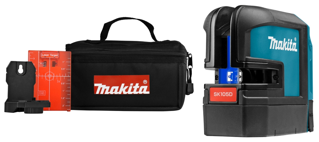 Makita SK105DZ Kreuz Linienlaser rot 12 Volt Ohne akku und Ladegerät