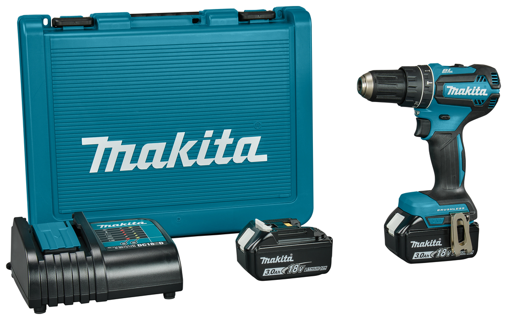 Makita DHP485SFE Schlagbohrmaschine/Schraubendreher 18V 3.0Ah Li-ion im Koffer