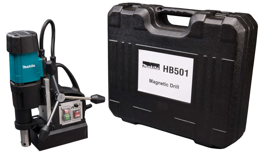 Makita HB501 Magnetkernbohrmaschine 50 mm, 230 V, im Koffer