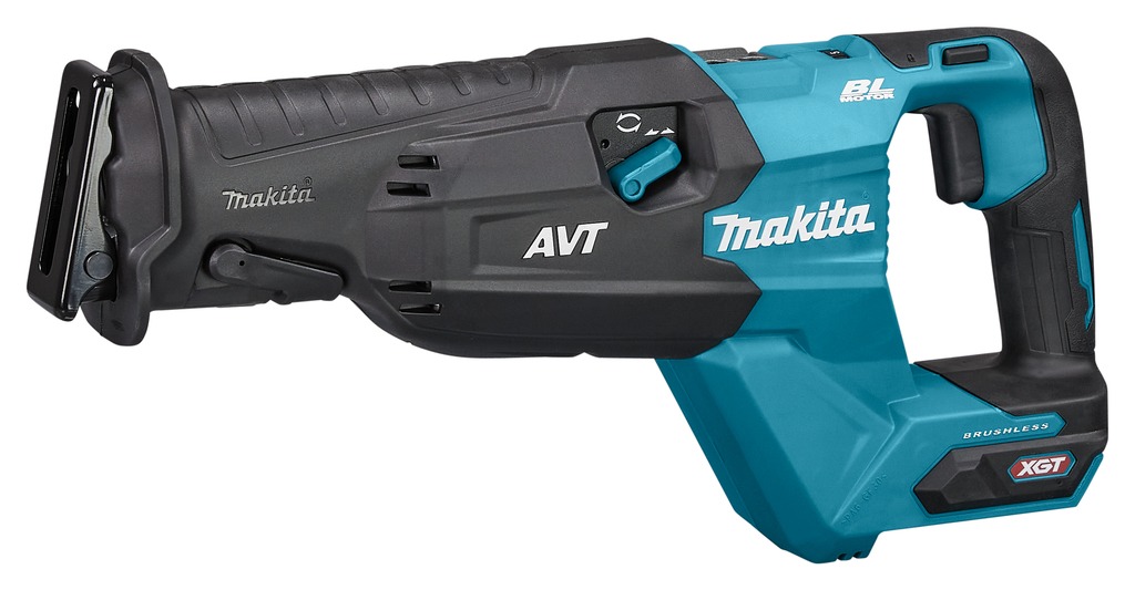 Makita JR002GU201 XGT 40V Max Accu-Recipro-S&auml;ge inkl. 2x 40V 4.0Ah Akkus und Schnellladeger&auml;t im Kunststoffkoffer