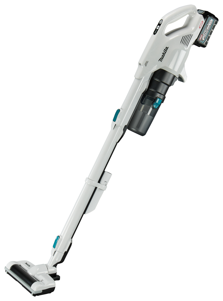 Makita CL004GA101 XGT 40 V Max Staubsauger mit rotierender Bürste, 2,0 Ah Akku (1 Pack), Schnellladegerät, im Karton