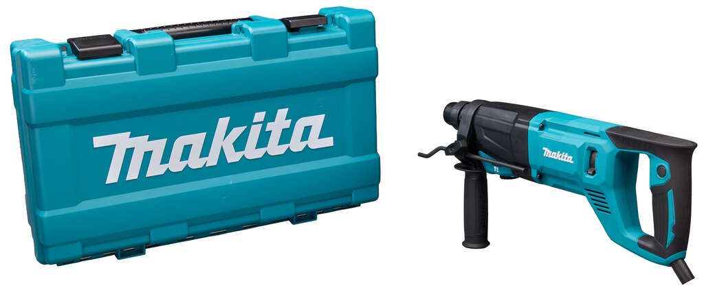 Makita HR2680 Kombihammer mit D-Griff, 230 V, im Koffer