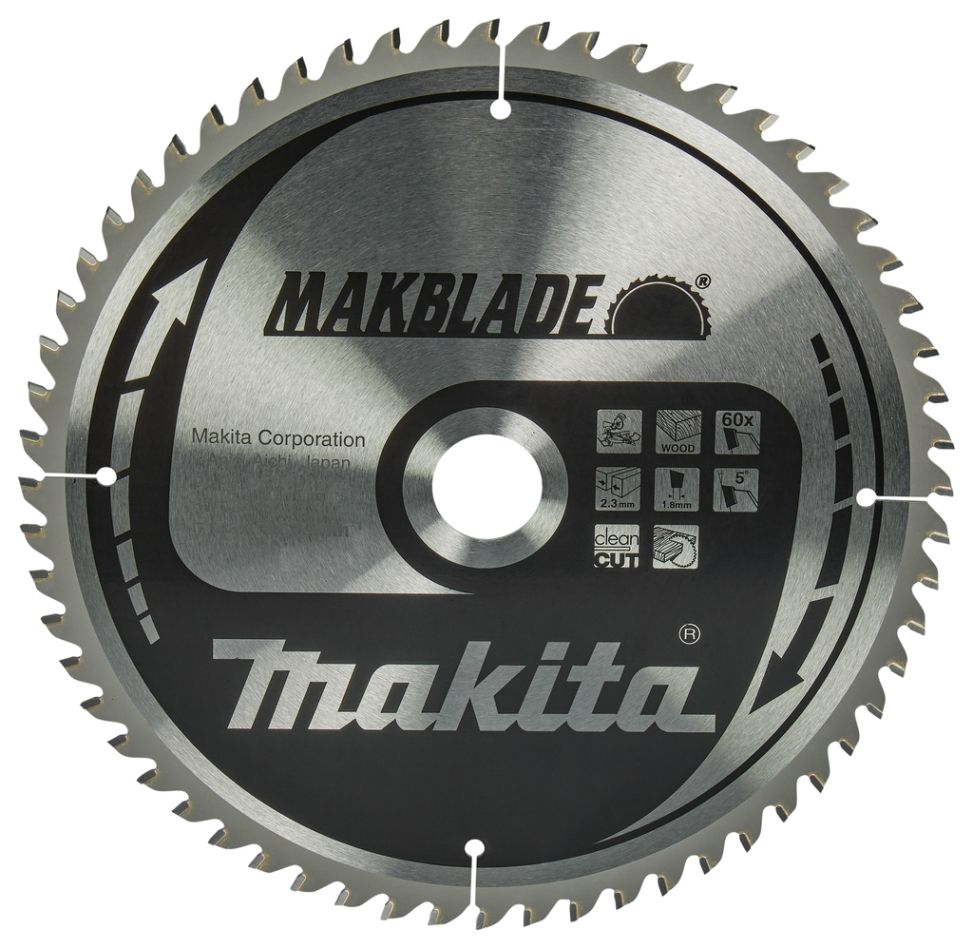 Makita Zubehör B-32801 Sägeblatt MAKBLADE 260mmx30x60T