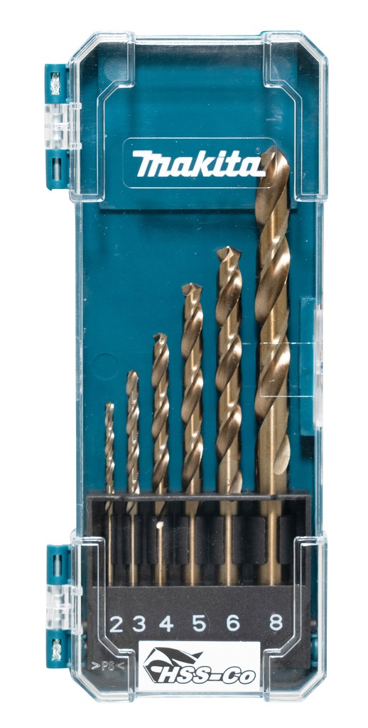 Makita Zubeh&ouml;r D-75758 Metall-Bohrersatz HSS-Co 6-teilig