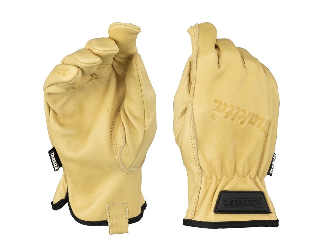 Makita Zubehör P-84626 Arbeitshandschuh Leder Größe M