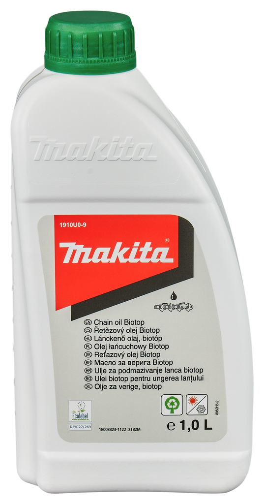 Makita Zubehör 1910U0-9 Kettensägenöl Biotop 1L