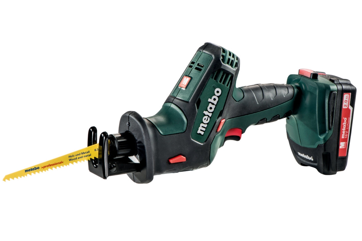 Metabo 602266500 SSE 18 LTX Compact Akku-Säbelsäge 18V, 2,0Ah