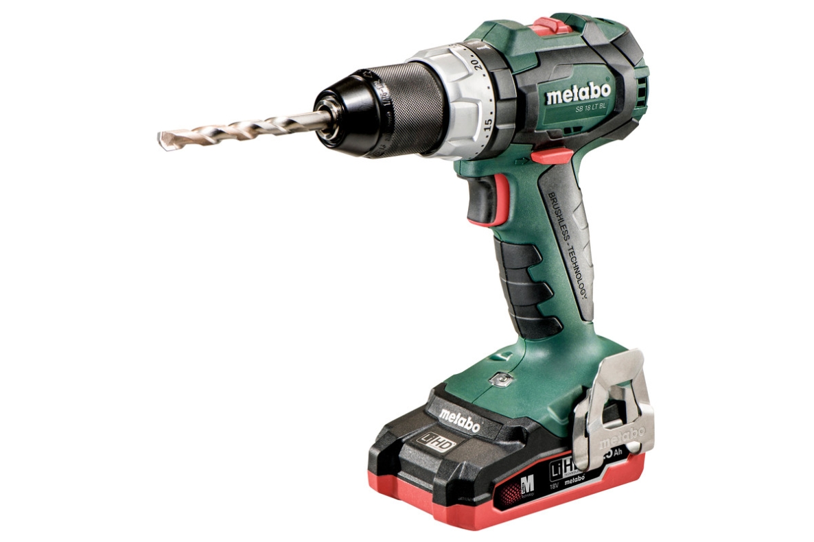 Metabo 602316800 Akku-Schlagbohrschrauber SB 18 LT BL Kunststoffkoffer; 18V 2x4Ah LiHD + ASC 55