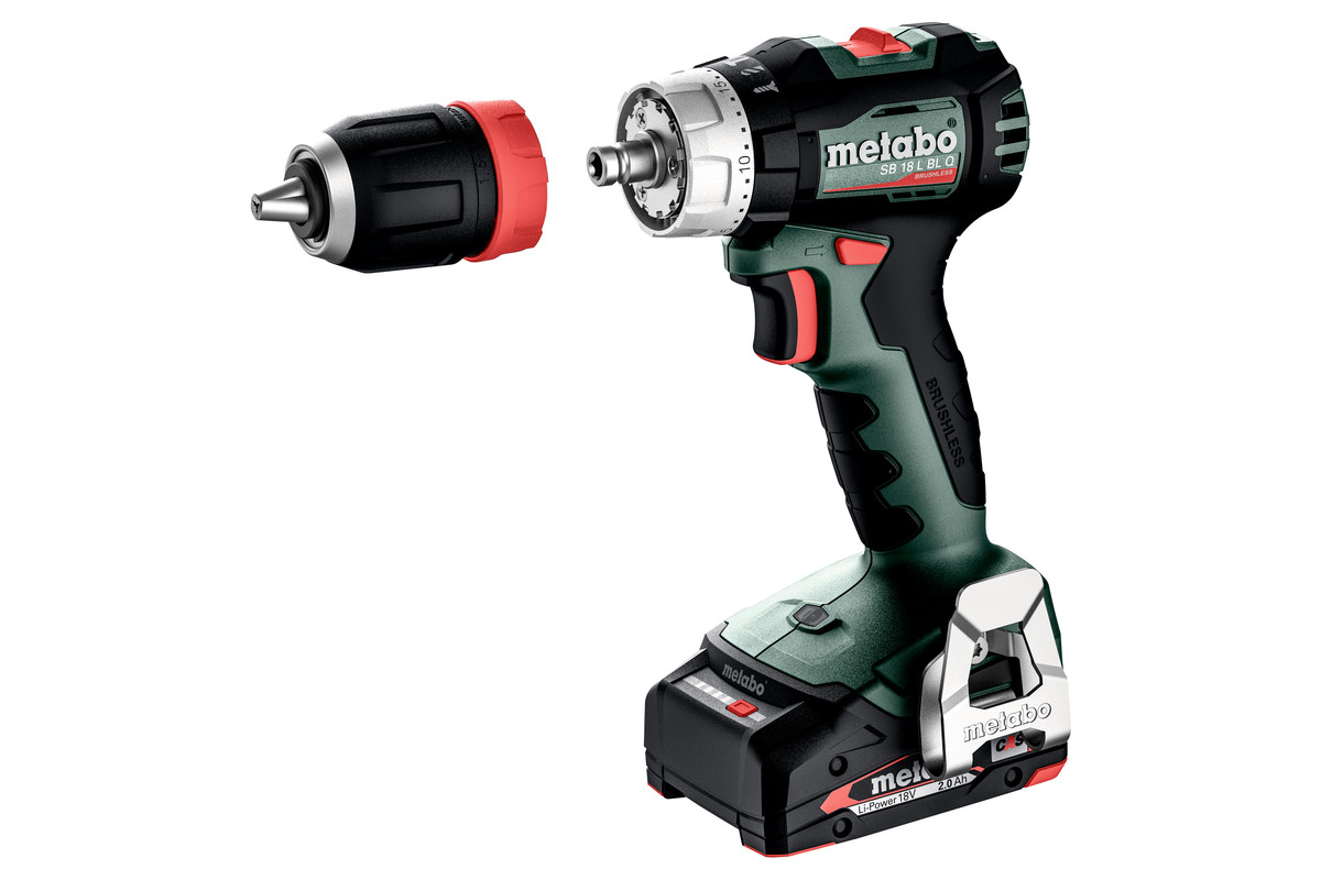 Metabo 613158500 SB 18 L BL Q Akku-Bohrhammer 18V 2.Ah Li-Ion in Metabox
