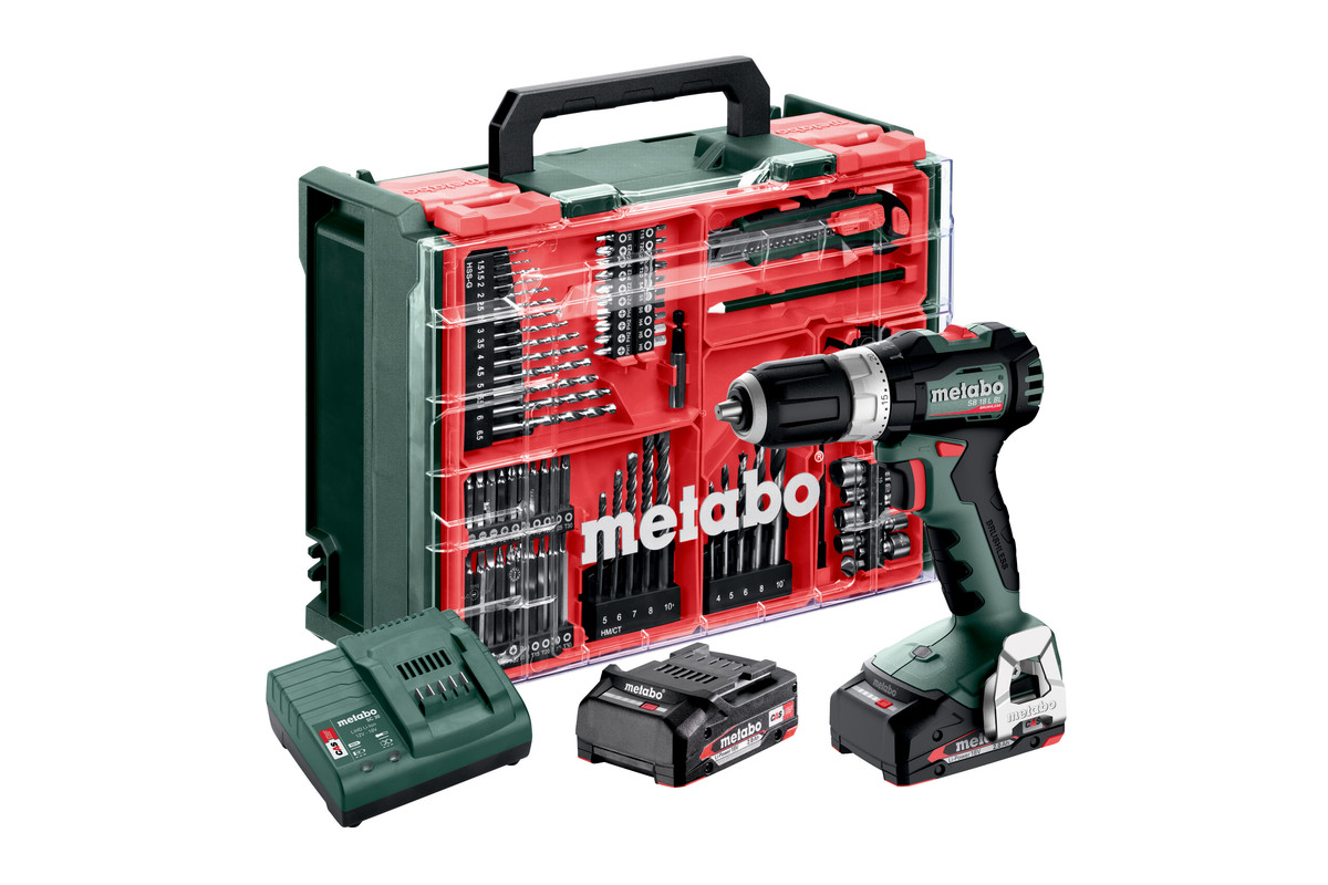 Metabo 613157710 SB 18 L BL SET Akku-Schlagbohrmaschine 18V 2.0Ah Li-Ion im Koffer