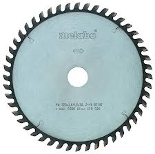 Metabo Zubehör 628041000 Kreissägeblatt HW/CT 216x30, 48 WZ 5° neg.