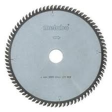 Metabo Zubehör 628083000 Kreissägeblatt HW/CT 216x30, 60 FZ/TZ, 5° neg.