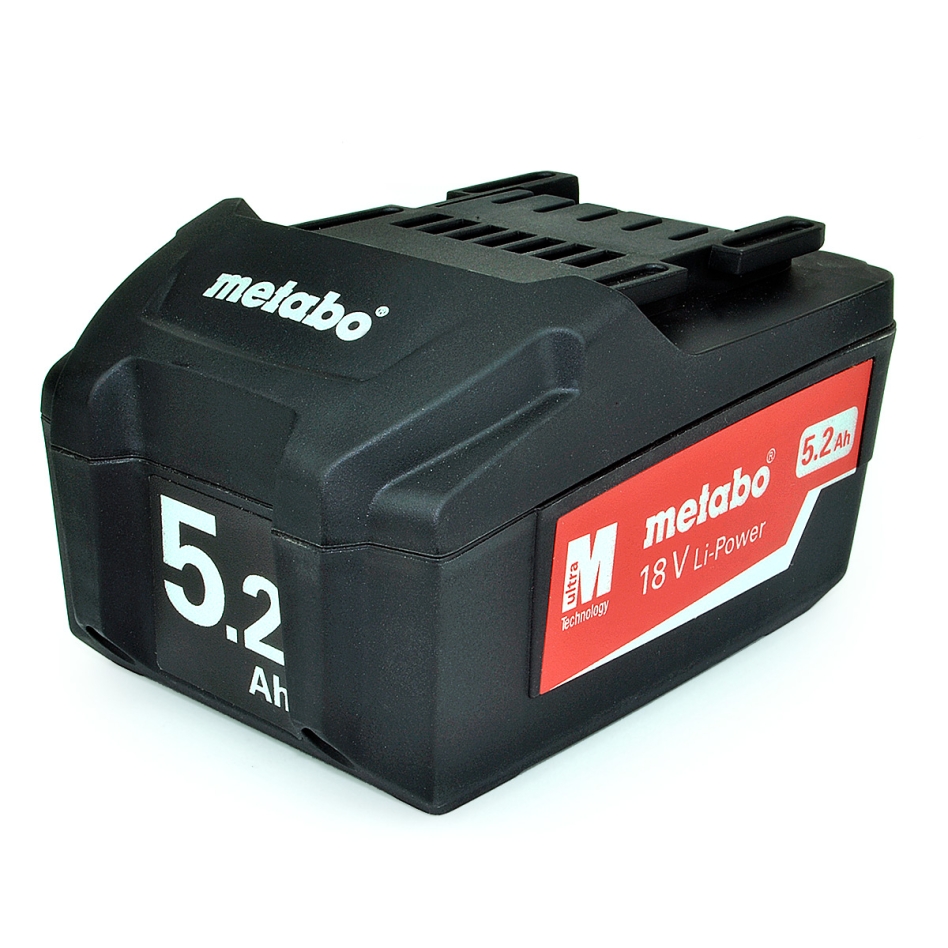 Metabo Zubehör 625592000 Akkupack 18 V, 5,2 Ah, Li-Power