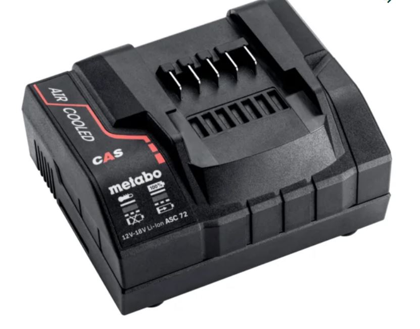 Metabo Zubeh&ouml;r 627382000 ASC 72 12&ndash;18 V luftgek&uuml;hltes Ladeger&auml;t