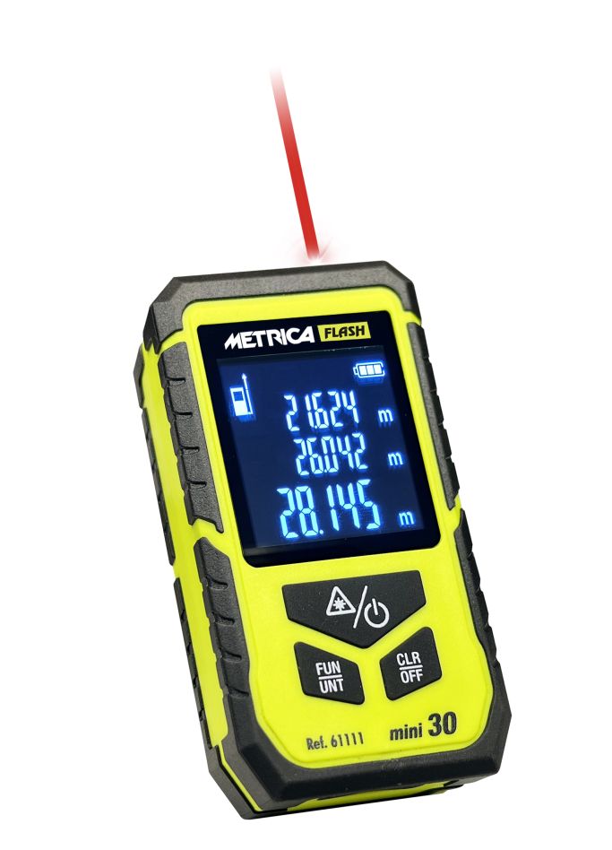 Metrica MT-61111 FLASH MINI 30 Laser-Entfernungsmesser 