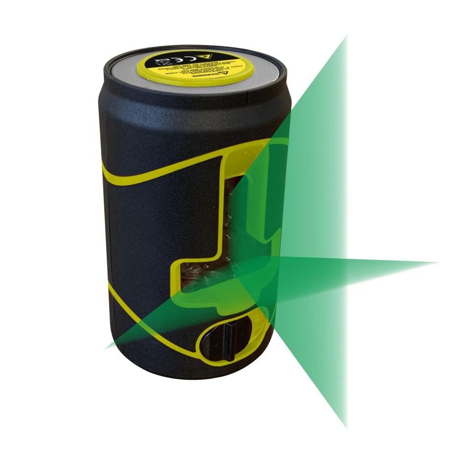 Metrica MT-61432 CROSS GREEN Kreuzlinienlaser mit Magnetfuß und USB-Akku