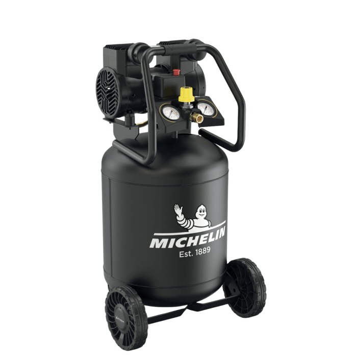 Michelin B2DV404MLL507 MX POP AIR 50V-2 SILENT Mobiler &ouml;lfreier Kompressor 230V 1,5kw 8bar 50L Standmodell