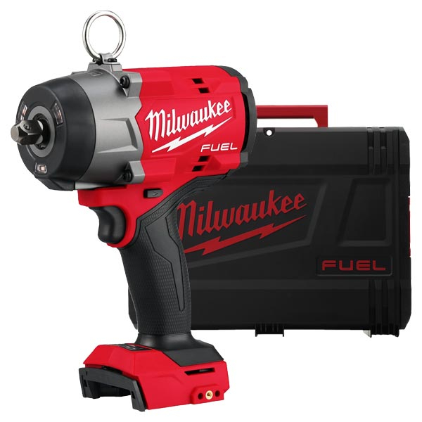 Milwaukee 4933492785 M18 FHIW2P12-0X 1/2" FUEL™ Akku-Schlagschrauber mit gefedertem Sicherungsstift 18V exkl. Akkus und Ladegerät in HD-Box
