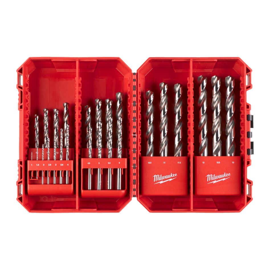 Milwaukee Zubehör 4932499767 THUNDERWEB PACKOUT Ready Box Set HSS-G Metallbohrer-Set 25-teilig